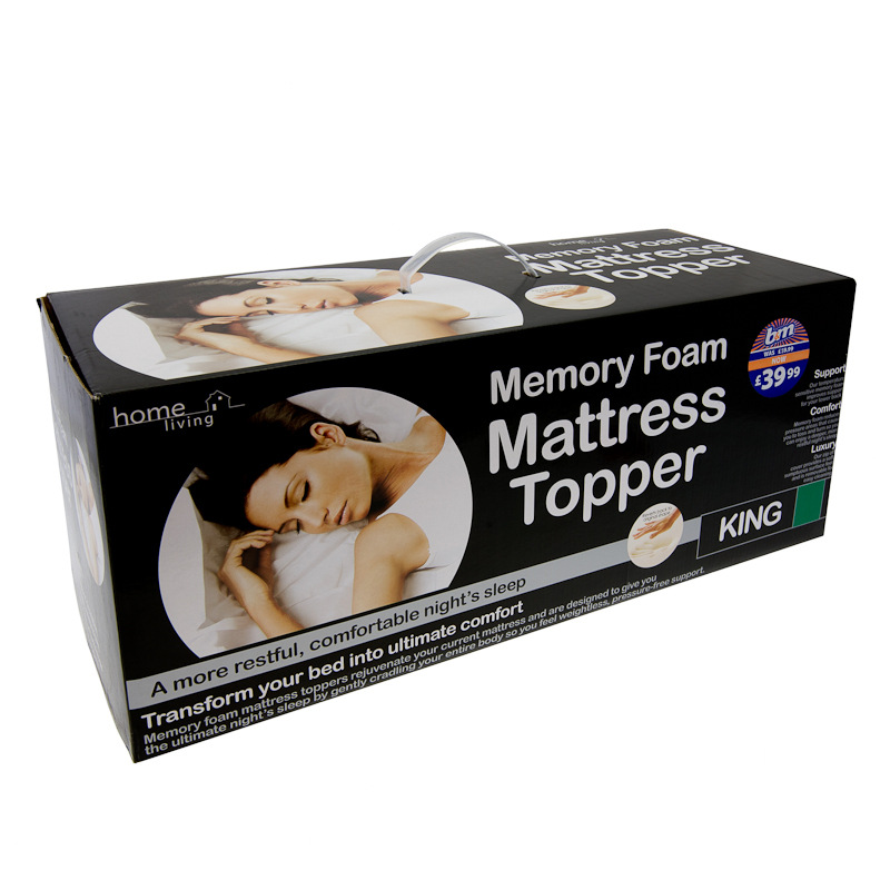 B&M: > Memory Foam Mattress Topper - King - 233107