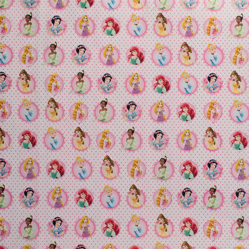 Character Wrapping Paper 3 Metres Disney Princesses