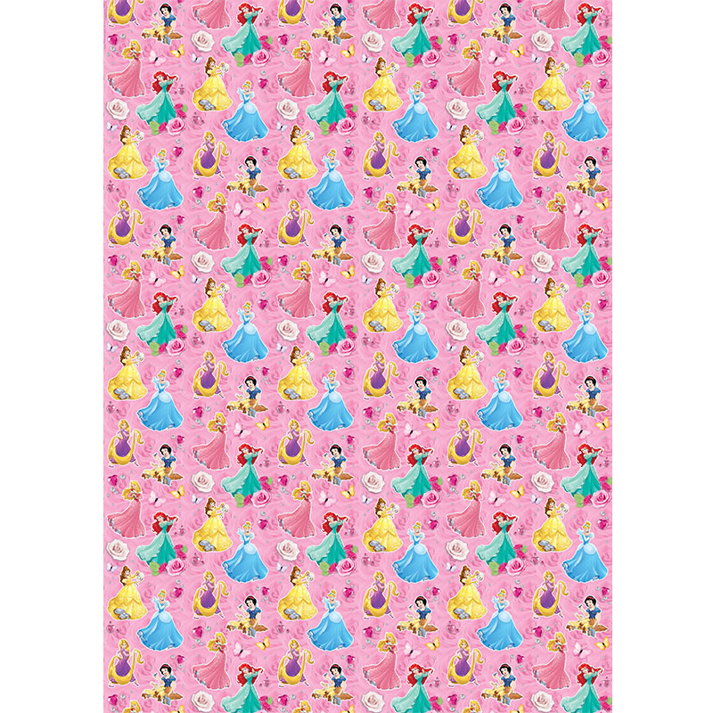 Character Wrapping Paper Disney Princesses 3m Gift Wrap