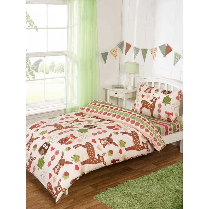 Kids Complete Single Bed Set - Woodland | Duvet Covers