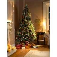B&M: Christmas Trees | Artificial, Pre-Lit, Fibre Optic, 7ft Xmas Trees