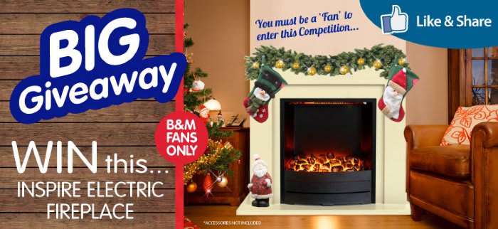 2014-11-13 Facebook Giveaway - Inspire Electric Fireplace