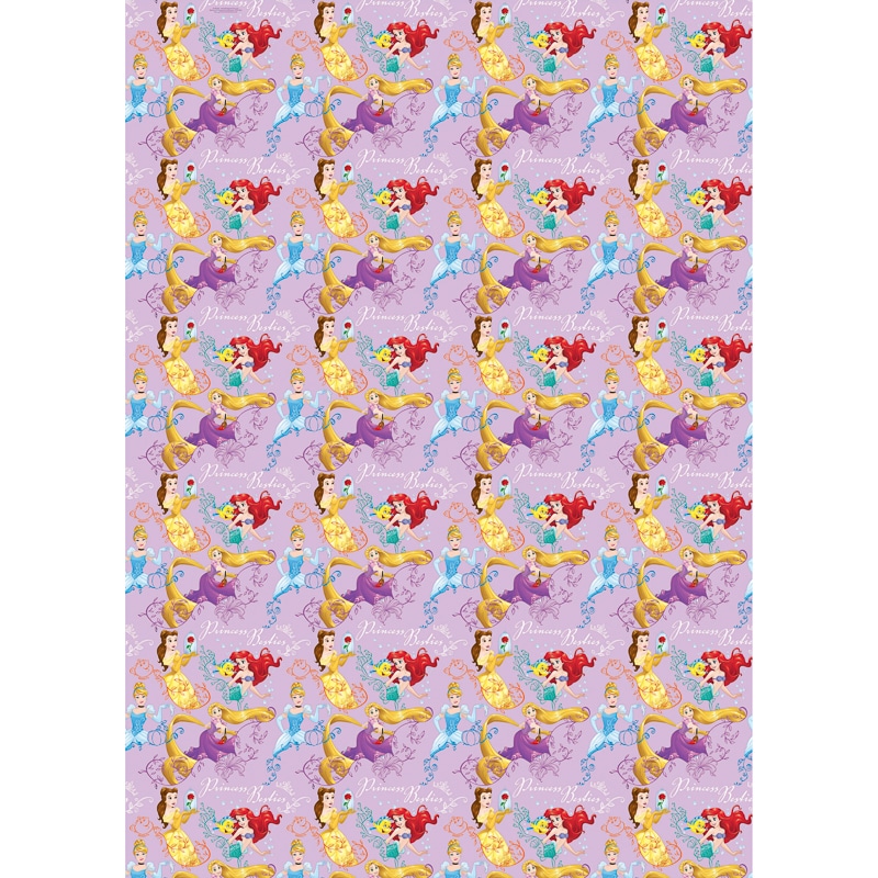 Character Wrapping Paper Disney Princess 3m Gift