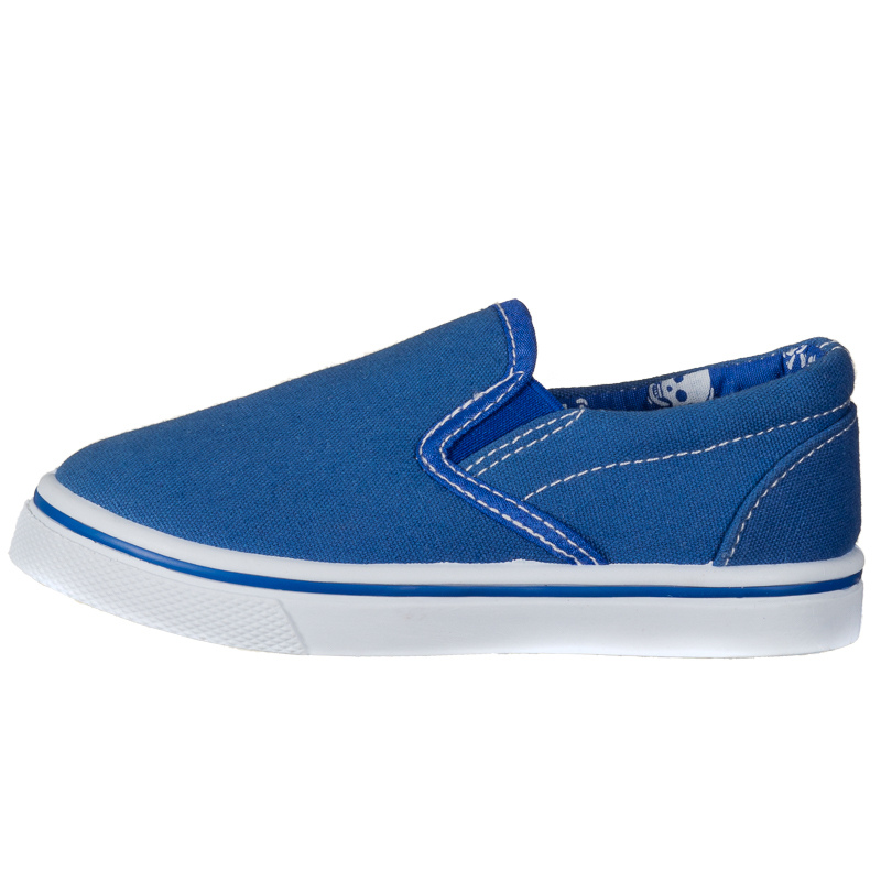 Kids Slip On Canvas Shoes - Blue | Kids Footwear