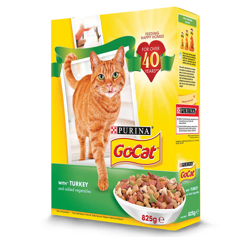 Go-Cat Cat Food - Turkey & Vegetables 825g