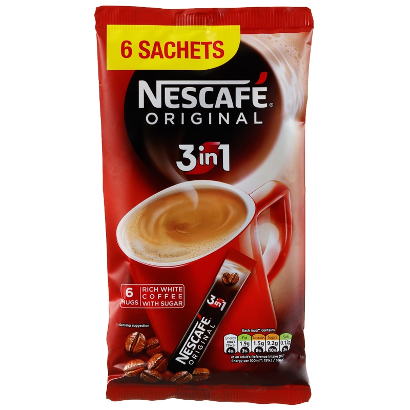 Nescafe Original 3-in-1 Sachets | Coffee - B&M