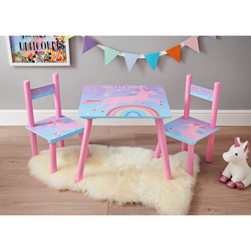 unicorn dressing table b&m