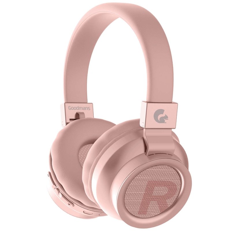 Goodmans Bluetooth Headphones - Rose 