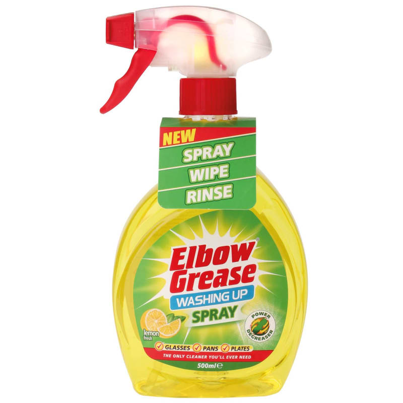 Elbow Grease Washing Up Spray 500ml - Lemon Fresh