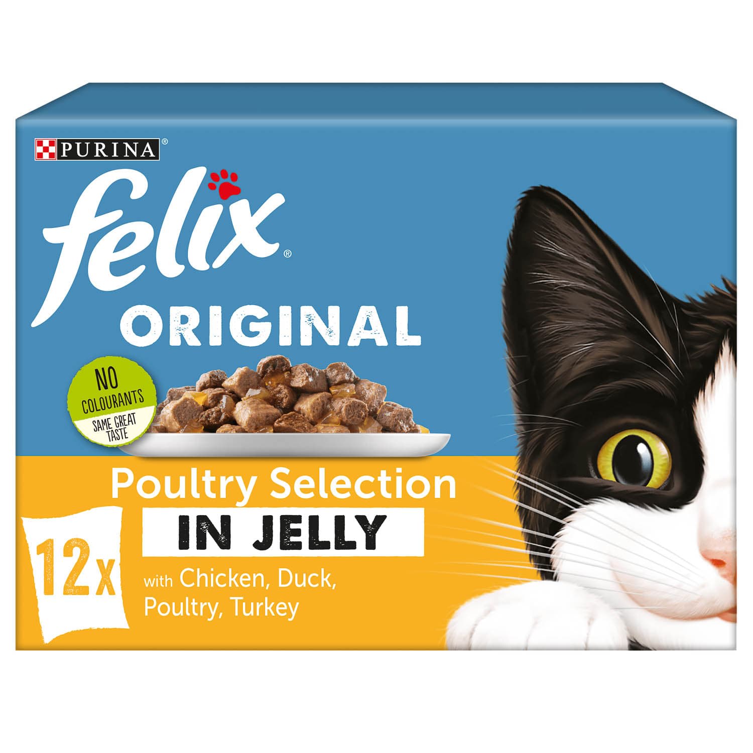 Felix Poultry Selection In Jelly 12 x 100g Pouches