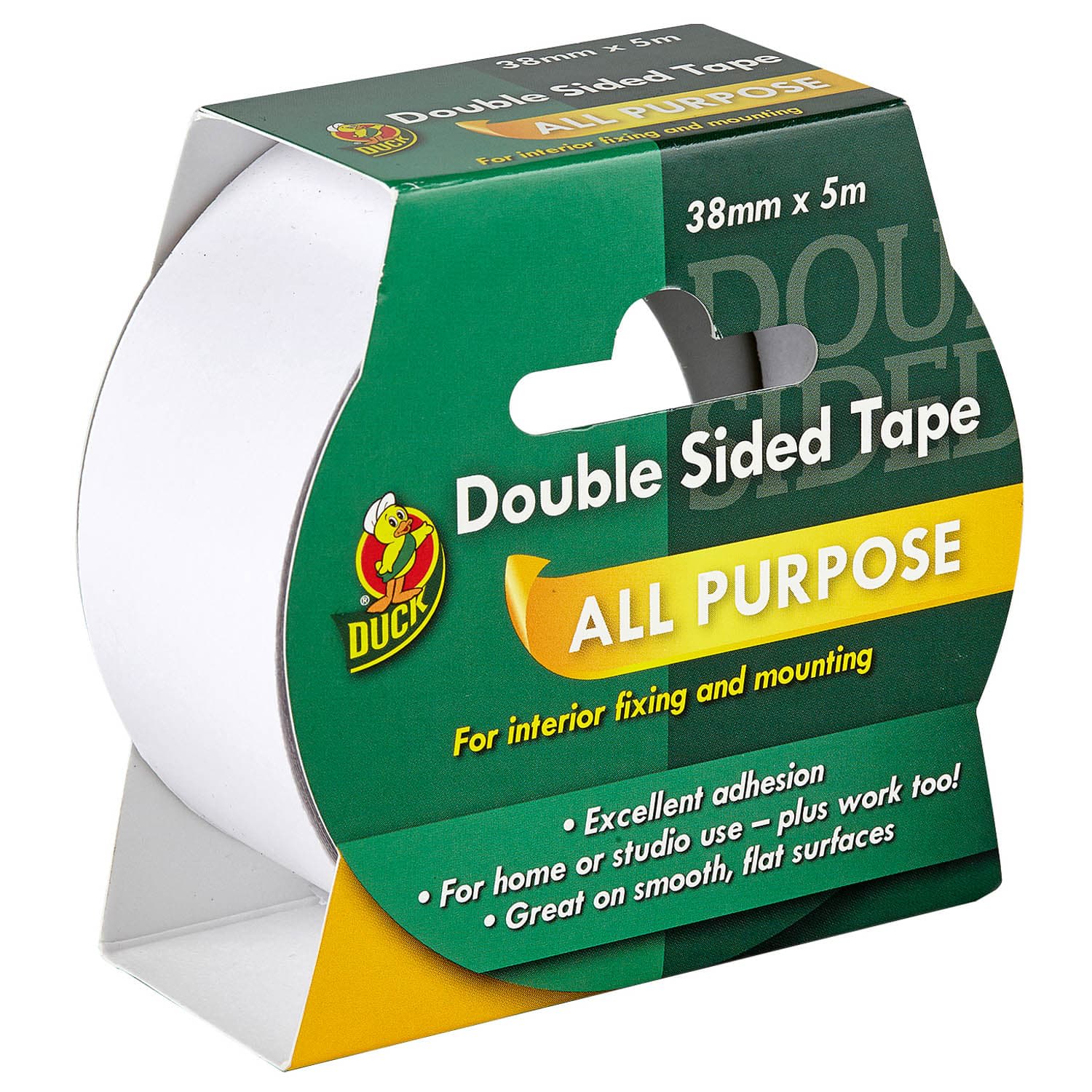 Duck Double-Sided All Purpose Tape 38mm x 5m
