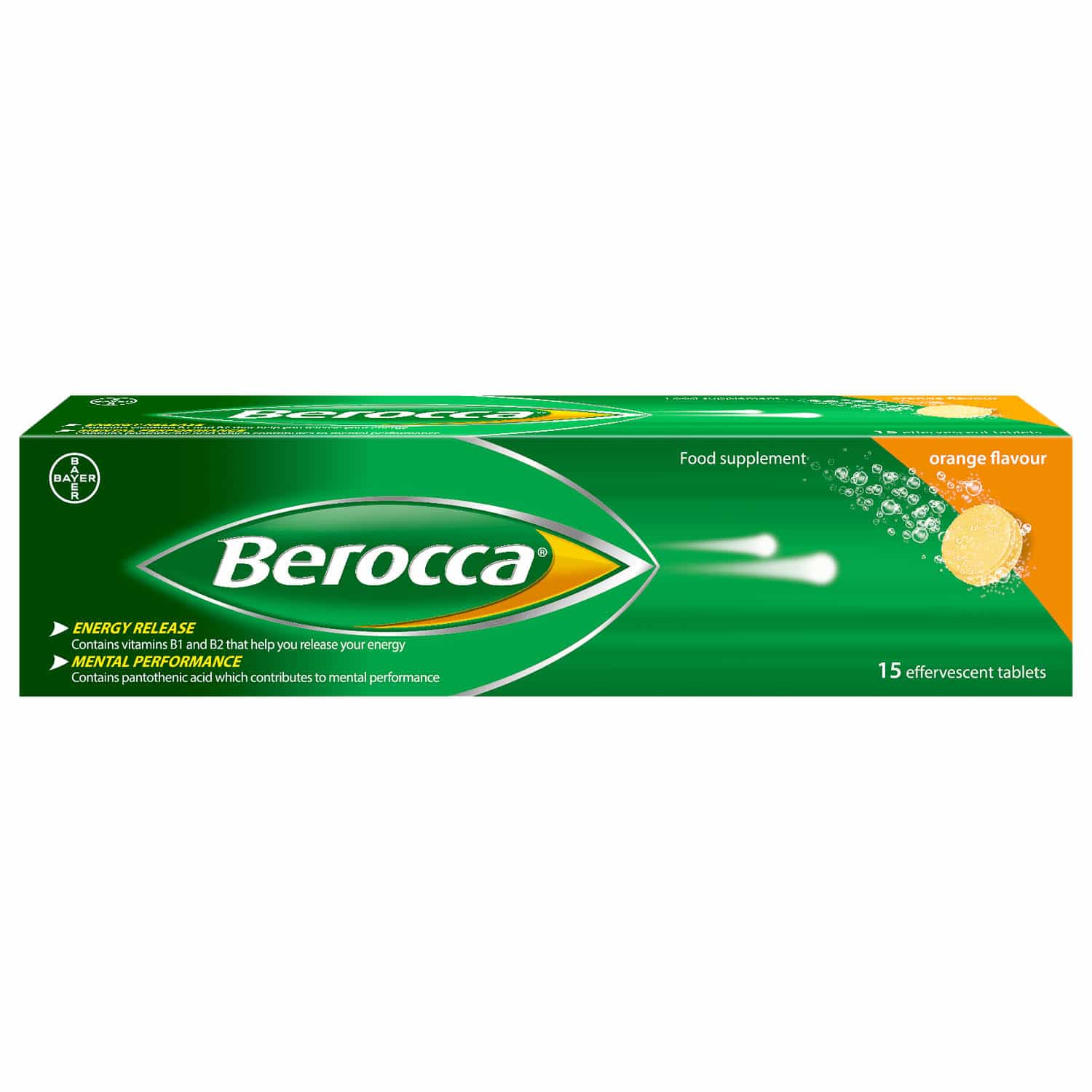 Berocca Orange Energy Vitamin Tablets 15pk