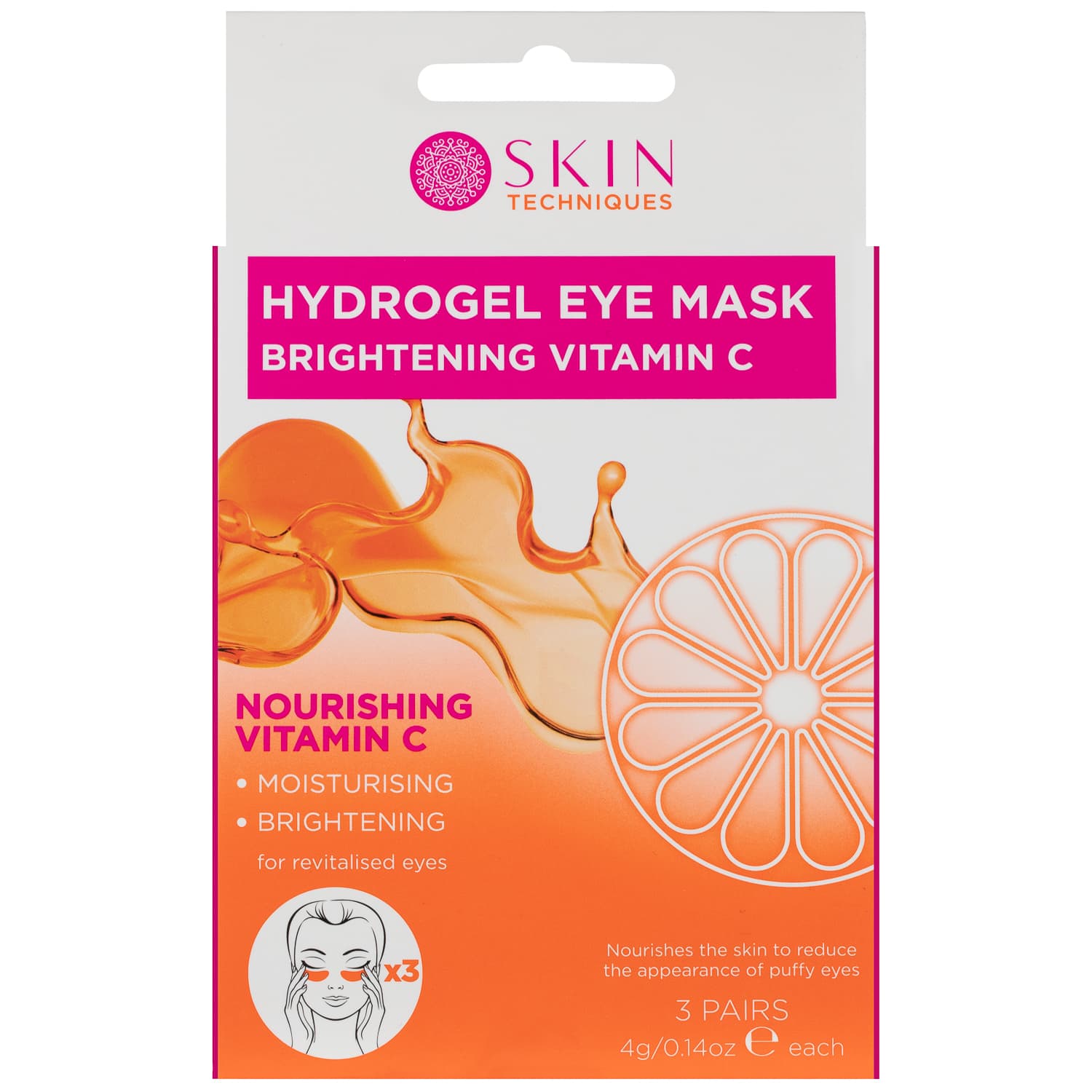 Skin Techniques Hydrogel Eye Mask 3pk