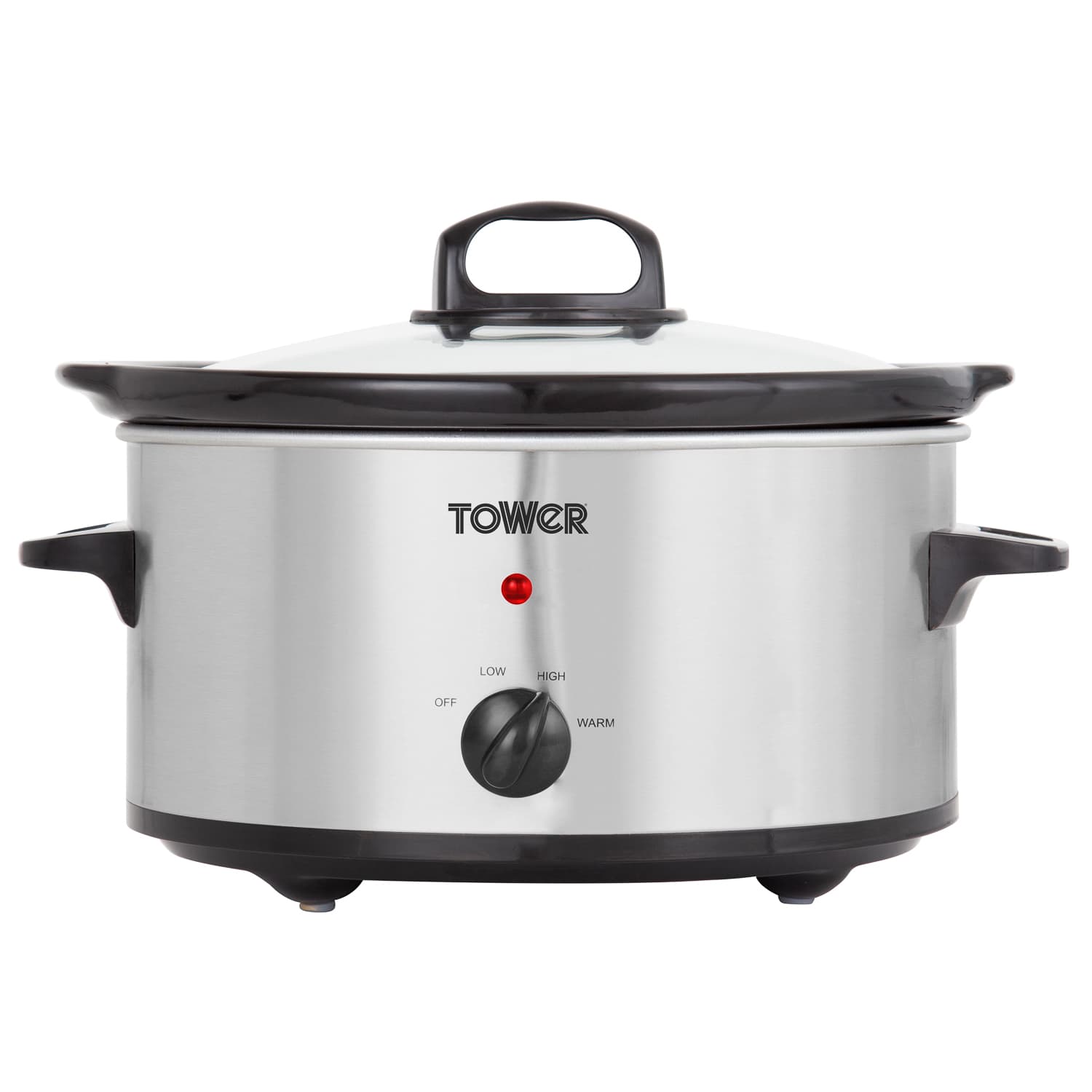 Tower 6.5L Slow Cooker - Stainless Steel, Home