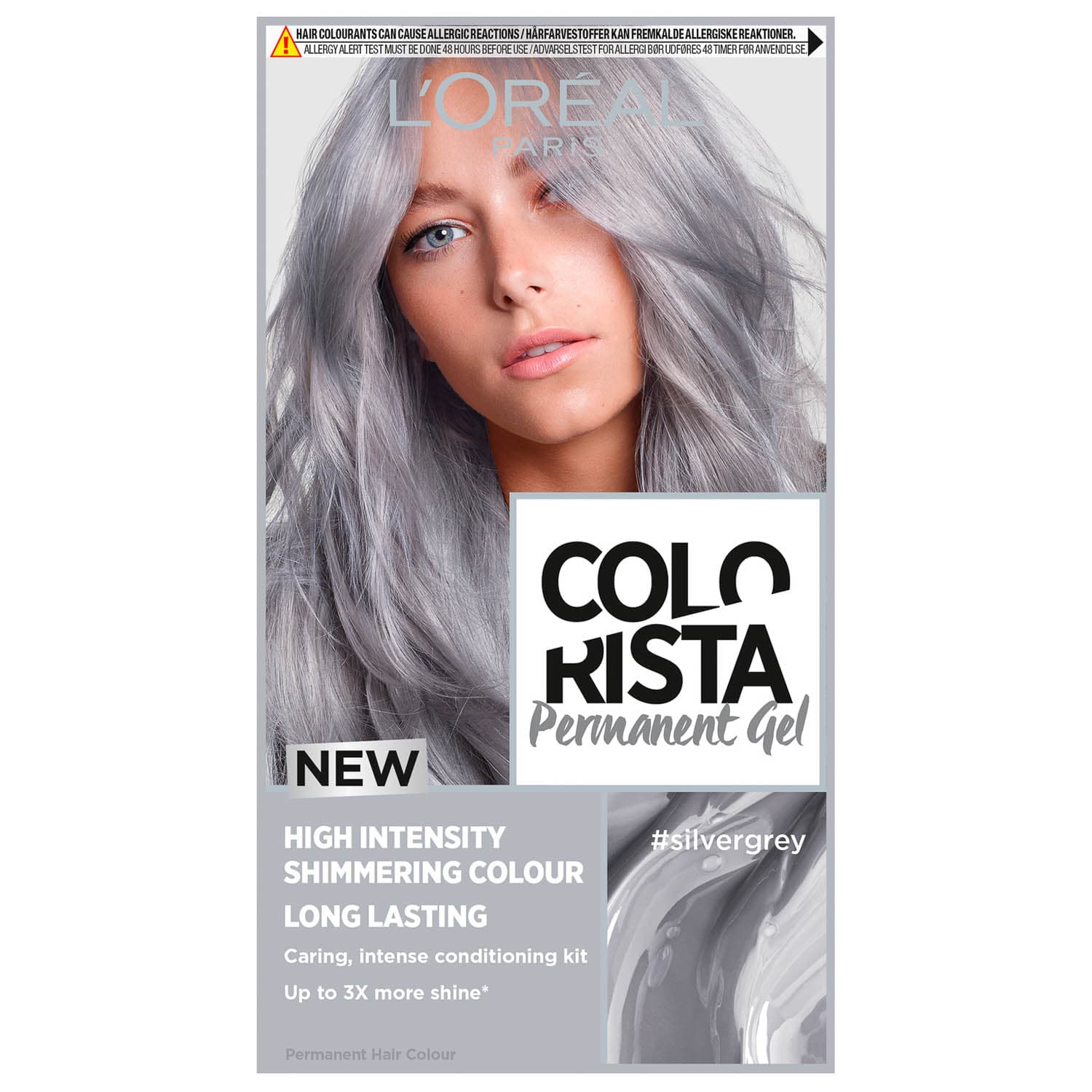 L'Oreal Colorista Permanent Hair Dye - Silver Grey | B&M