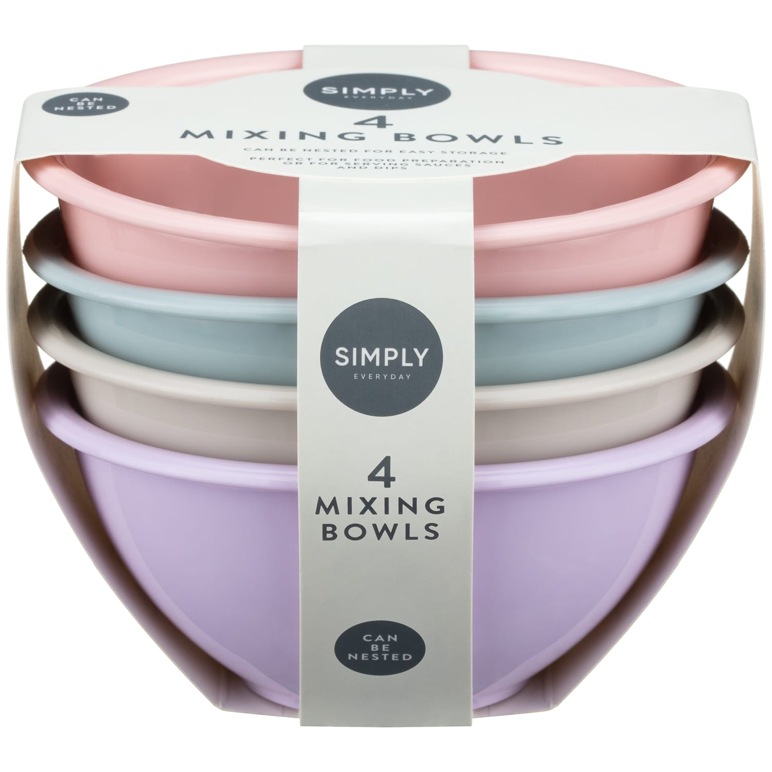 Simply Everyday Mixing Bowls 4pk
