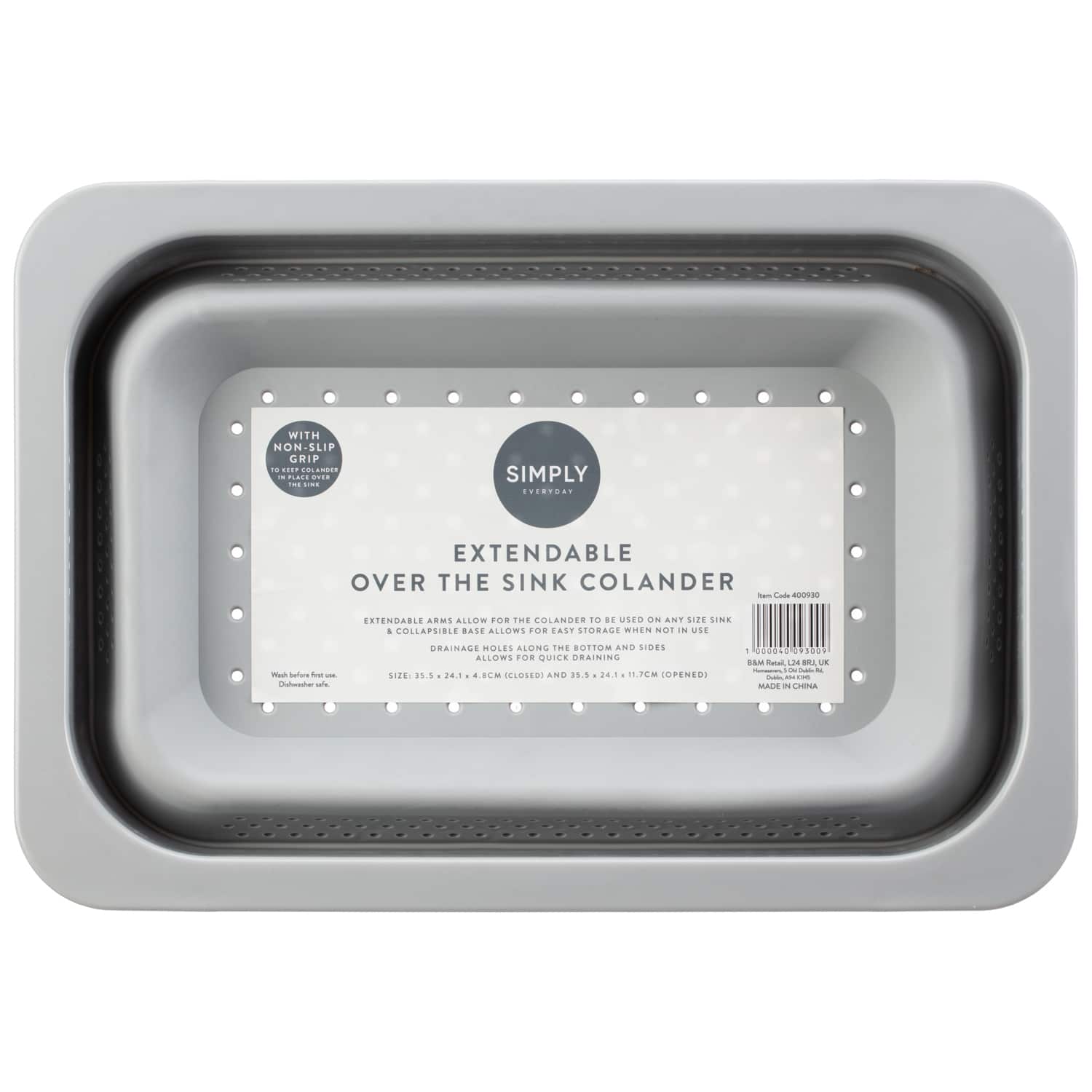 Simply Everyday Over The Sink Colander