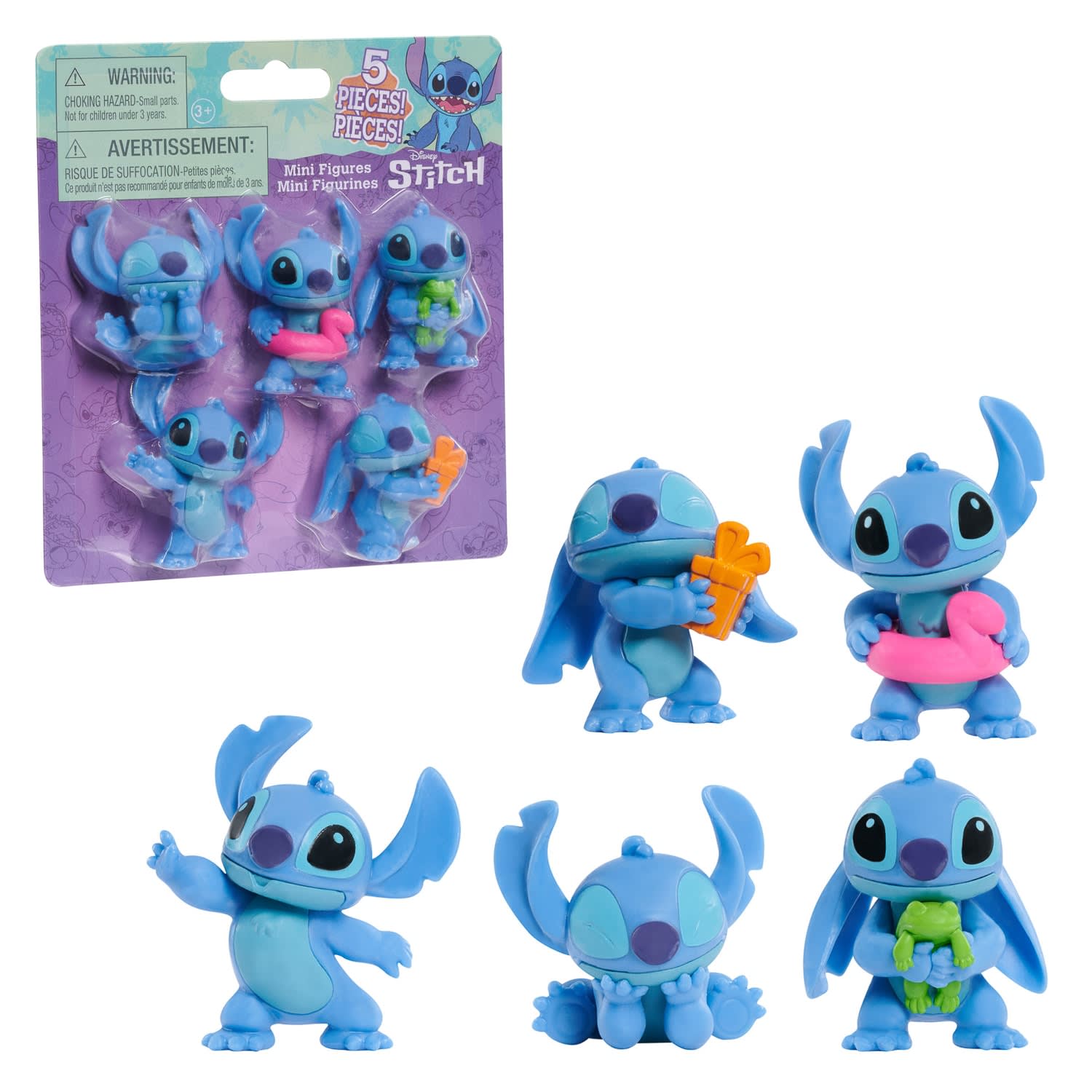 Disney Lilo and Stitch Mini Figures 5pk