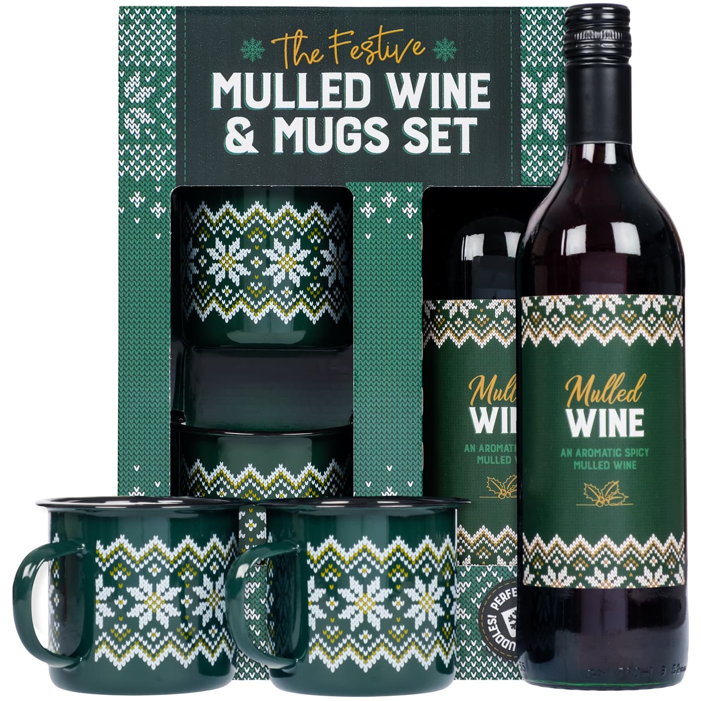Mulled Wine & Mugs Gift Set  Alcohol Gifts Sets - B&M Stores